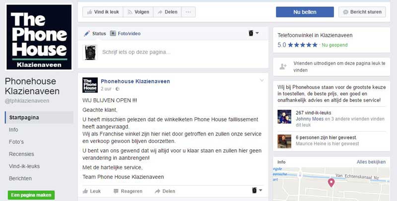 the phone house, klazienaveen