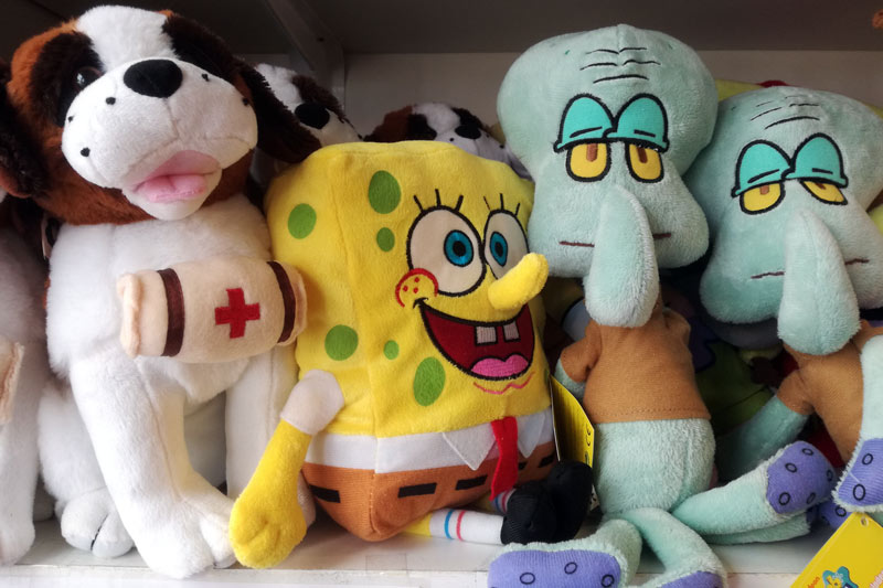 sponge-bob, pluches