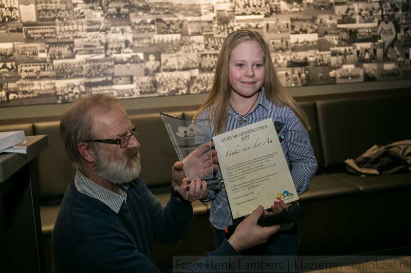 Lieke-van-der-Aa, Jeugdsportaanmoedigingsprijs-2017